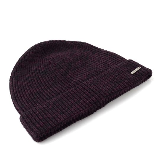 Bugatti dárková sada vlněné čepice a šály v krabičce vínová 630214-390