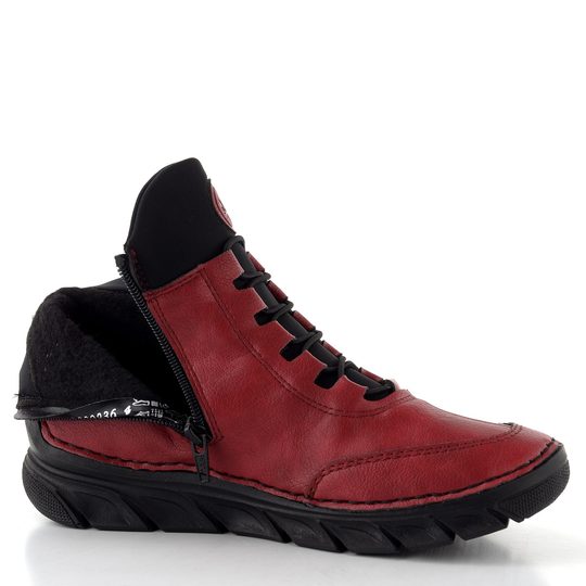 Rieker šněrovací kotník červený 55069-35