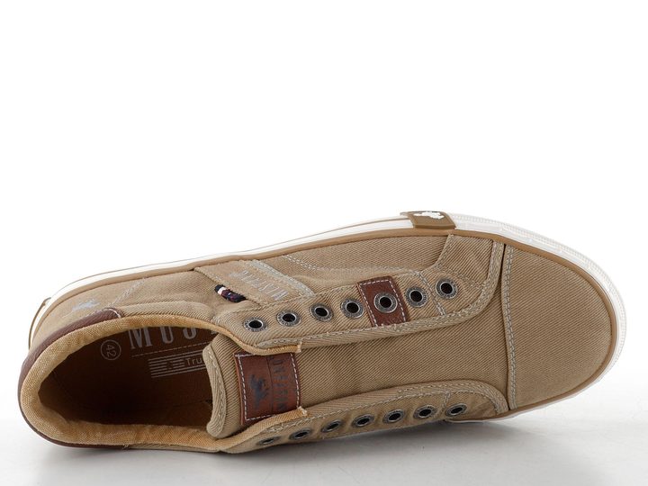 Mustang pánské tenisky bez tkaniček mud 26M0151004