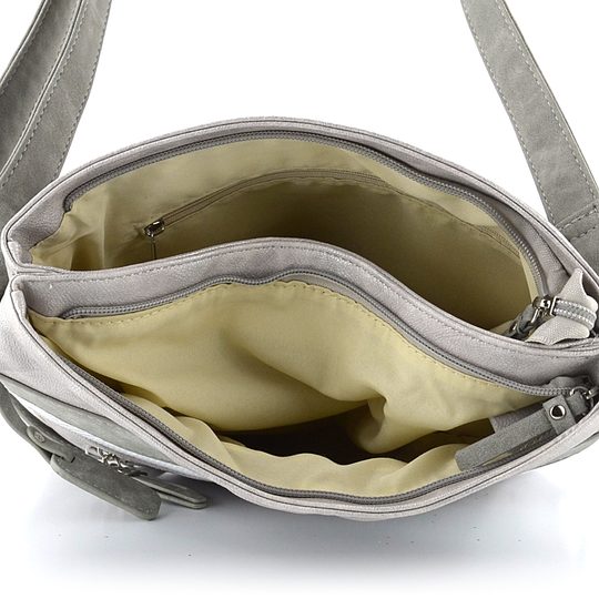 Rieker kabelka crossbody veľká metalická H1346-40