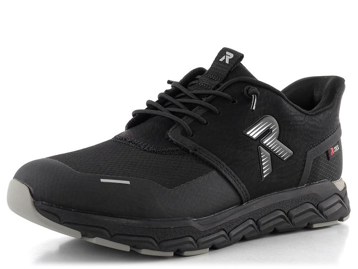 Rieker Sport čierne nazúvacie tenisky M9051-00