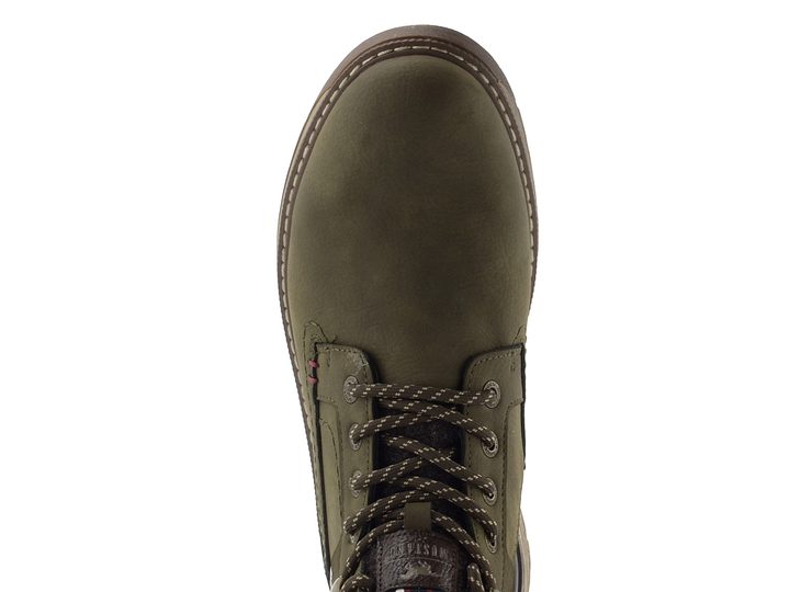 Mustang pánský šněrovací kotník khaki 15M0011001