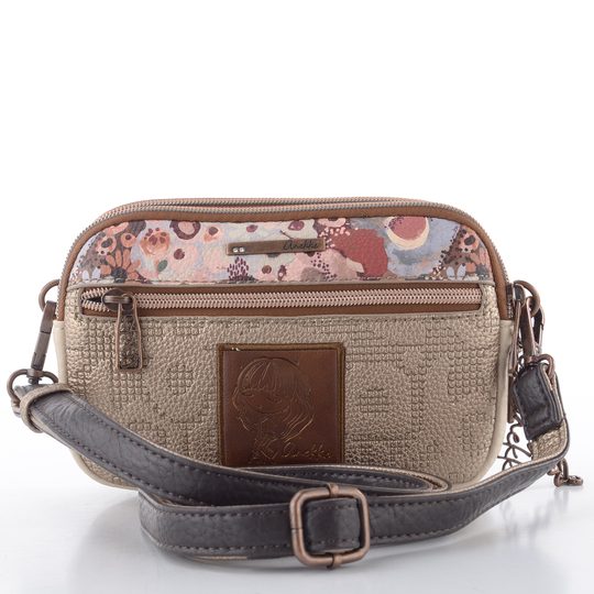 Anekke malá béžová/barevná crossbody kabelka 43653-445