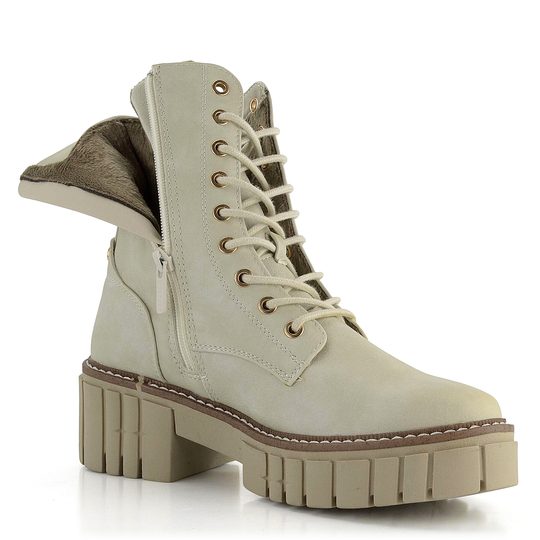 Mustang šnurovacia členková obuv na hrubej podošve Ice 1447-506-203