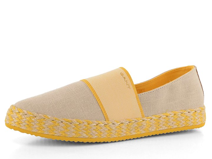 Gant plátené espadrilky s jutou Dry sand 20569405