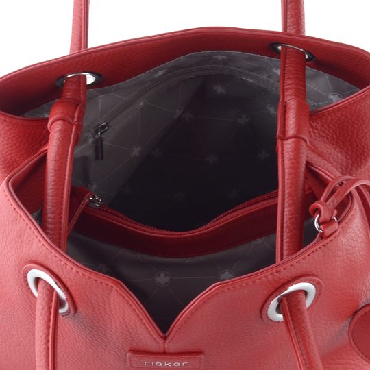 Rieker červená shopper kabelka přes rameno flamme H1021-33