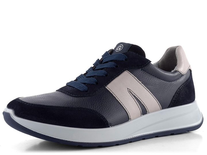 Ara širšie pánske tenisky Matteo-Sport Blau/Pebble 11-28602-22