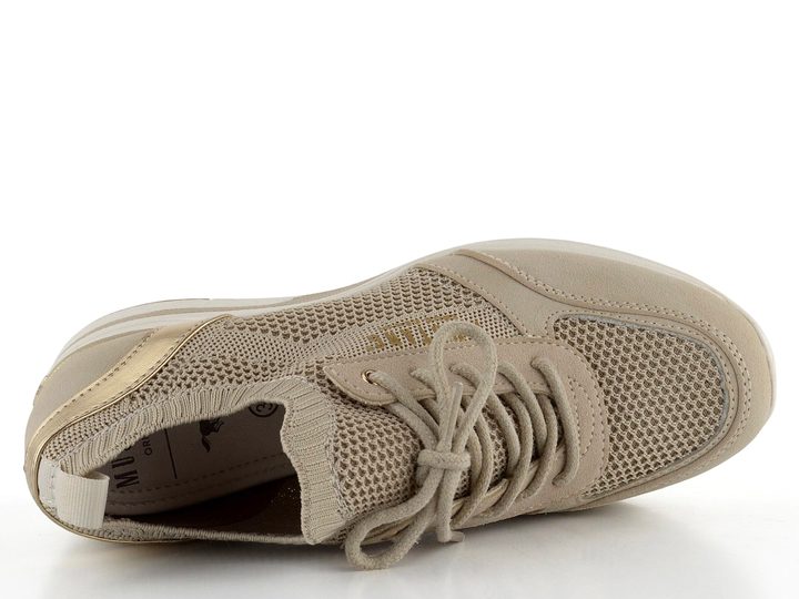 Mustang tenisky na klínu beige 1303-305-004