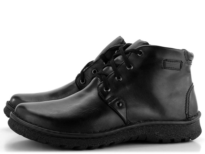 Klondike šnurovacia členková obuv 127 Black