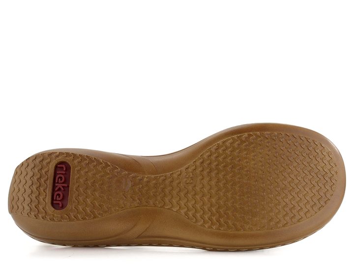 Rieker metalické sandále s gumičkou Rose-Metallic 60880-90