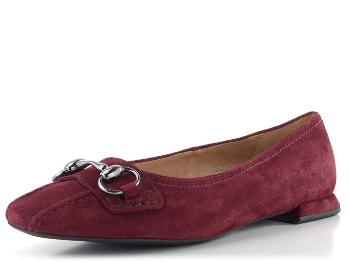 Högl semišové baleríny cabernet 0-100922-4400