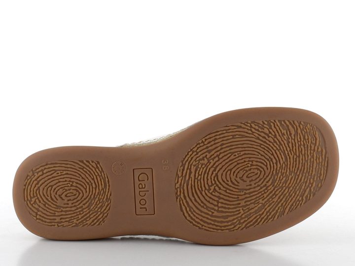 Gabor šľapky žabky biele Weiss 03.700.21