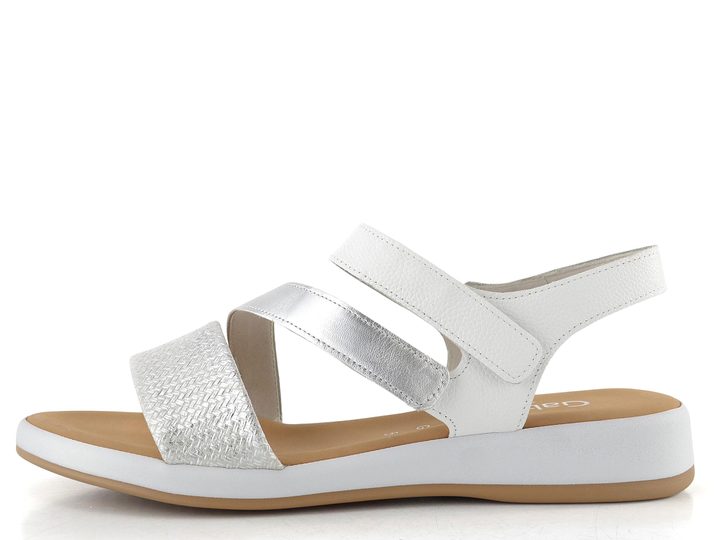 Gabor sandály na platformě silber/weiss 82.733.51