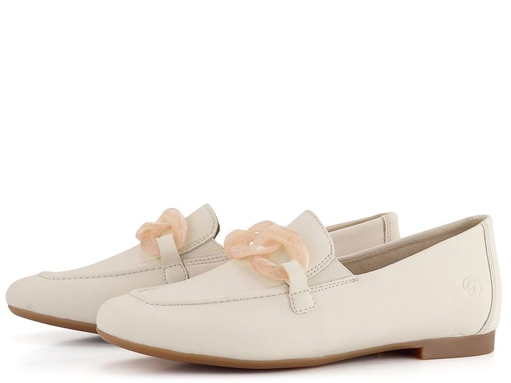 Remonte biele dámske mokasíny Porzellan/Kreide D0K00-80
