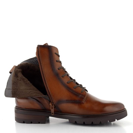 Ara šněrovací kotník Cambridge Cognac 12-11260-09