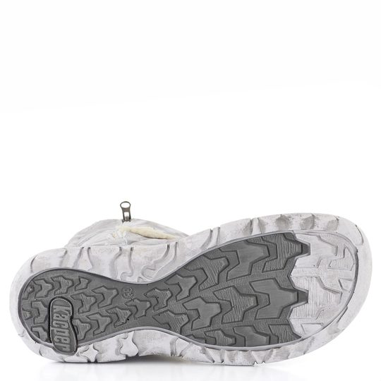 Kacper širší vyteplené polokozačky šedé patinované 4-1401-815