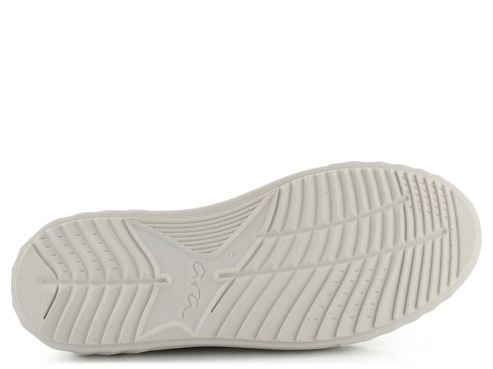 Ara širšie poltopánky na platforme Monaco biele 12-46523-04