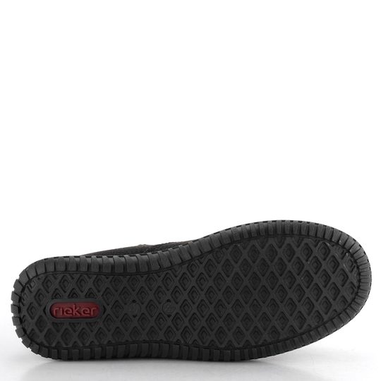 Rieker riasená členková obuv čierna 74283-00