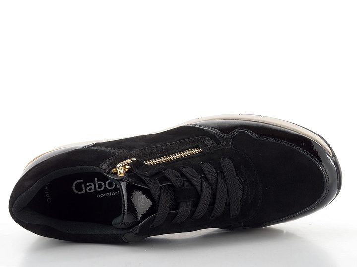 Gabor tenisky na kline čierne 76.508.37