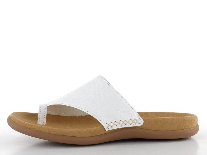 Gabor šľapky žabky biele Weiss 03.700.21