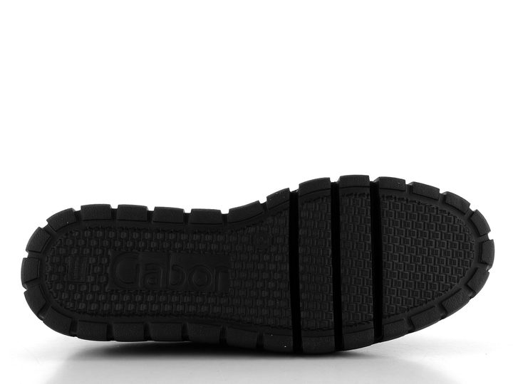 Gabor čierne mokasíny na platforme 55.301.27