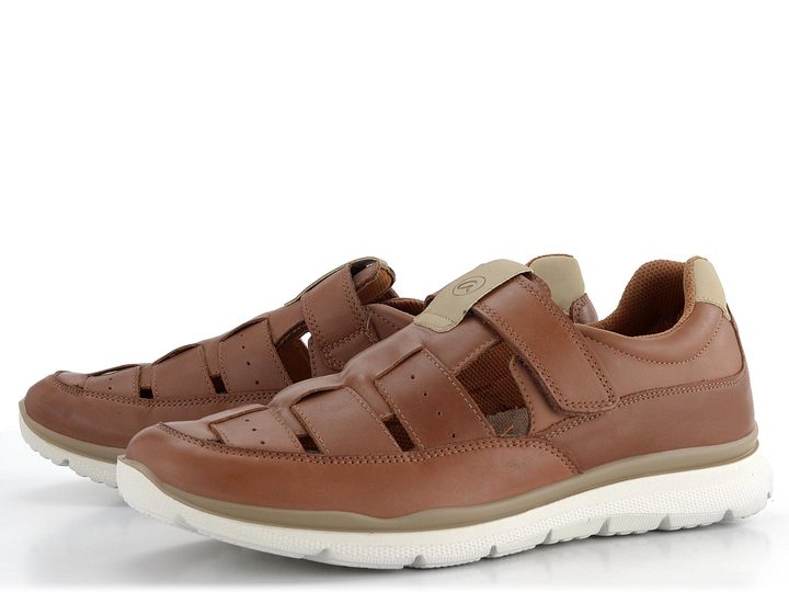 Ara vzdušné polobotky s páskem na suchý zip Benjo Marrone/Natur 11-24624-04