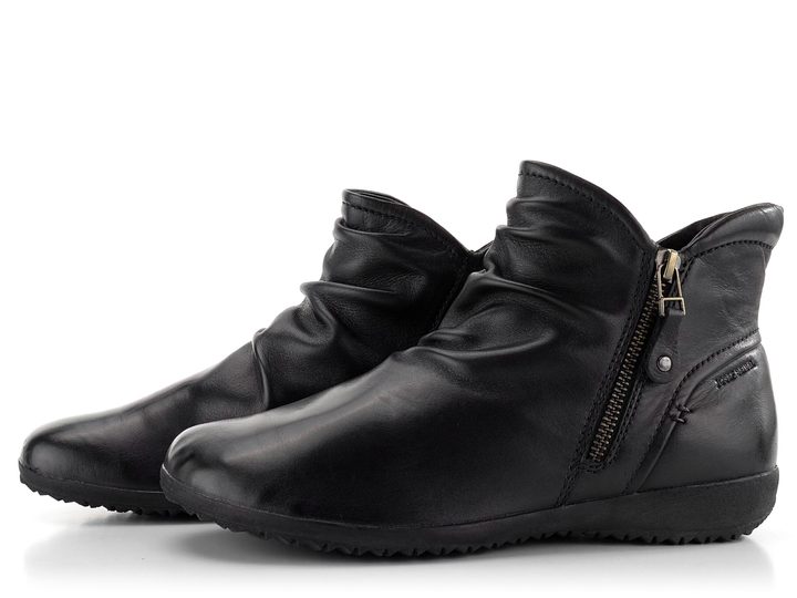 Josef Seibel černý řasený kotník 79741VL971100