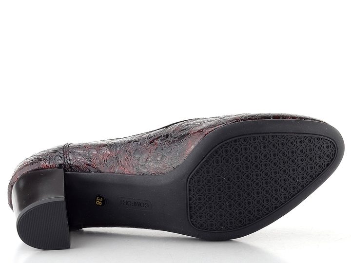 Barton lodičky lakované červeno-černé 10.26