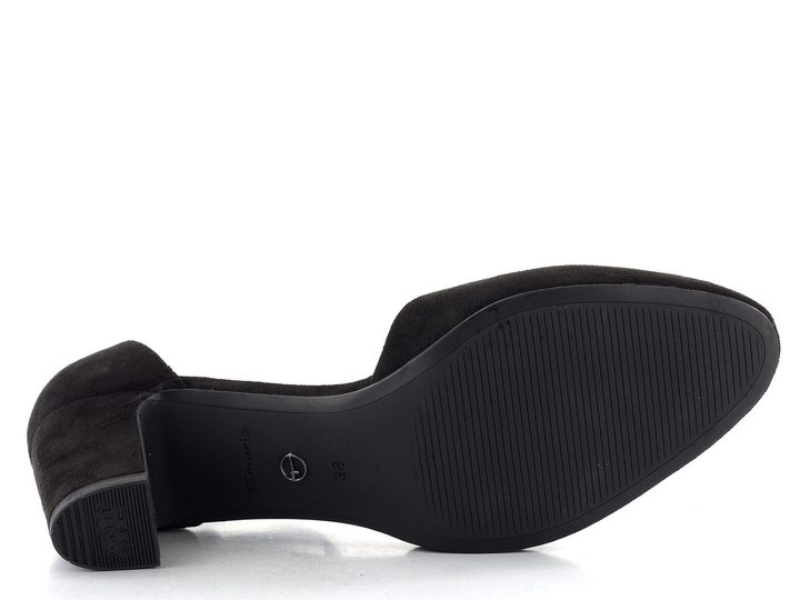 Tamaris lodičky s kotníkovým páskem Black 1-24412-41