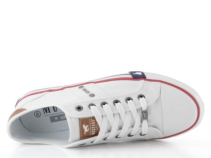 Mustang pánské plátěné tenisky white 26M0151005