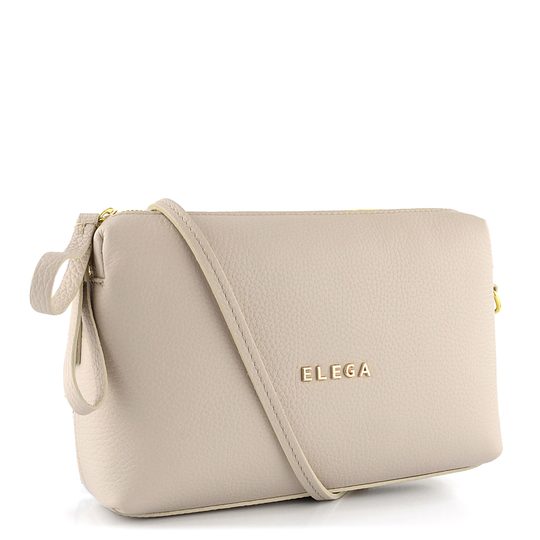 Elega crossbody malá béžová smotanová 69287