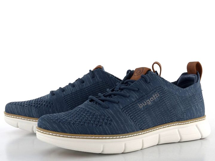 Bugatti pánské úpletové tenisky modré 321-ASR01-6900