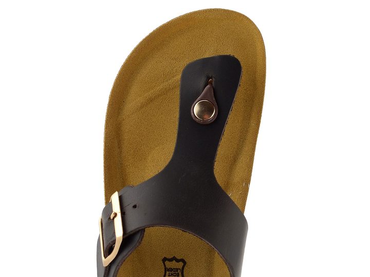 BIO Life pantofle/žabky tmavě hnědé 1892.246 Como/917