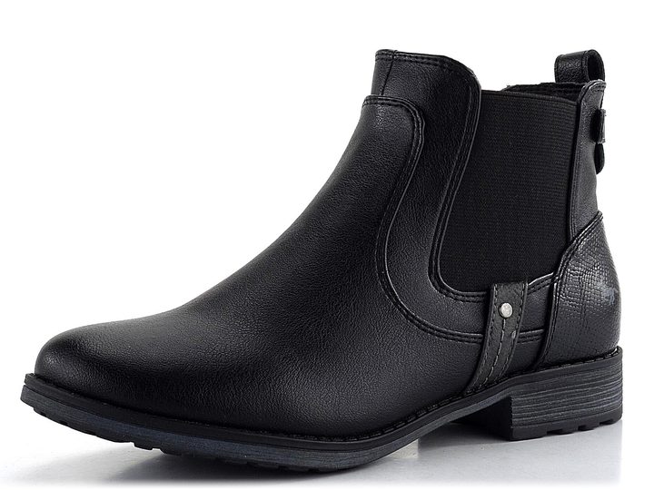 Mustang chelsea kotník černý 1265-522-009