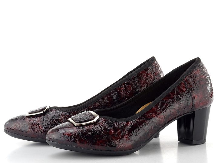 Barton lodičky lakované červeno-černé 10.26