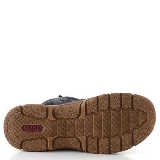 Rieker řasený kotník s membránou modrý 72382-14