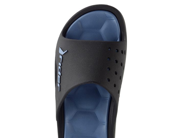 Rider pánske šľapky čierne/modré Bay XIV AD 83632-BM434