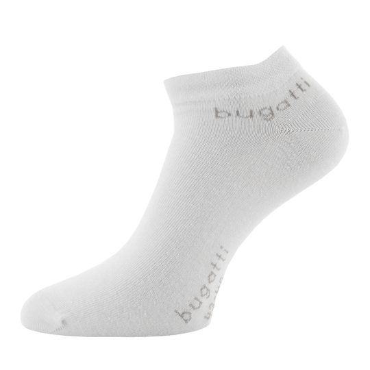 Bugatti bílé nízké ponožky 3 páry 6765