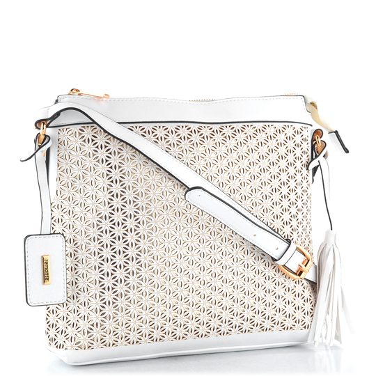 Remonte crossbody kabelka bílá se vzorem Q0641-80