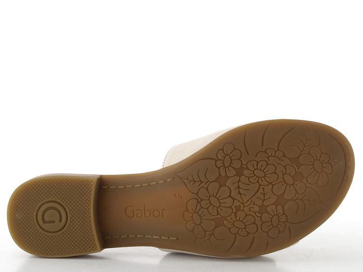 Gabor luxusní nízké pantofle se sponou creme 82.791.52