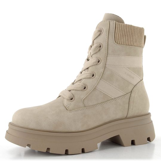 TT.Bagatt kotník na hrubé podešvi béžový D35-ATS30-5569