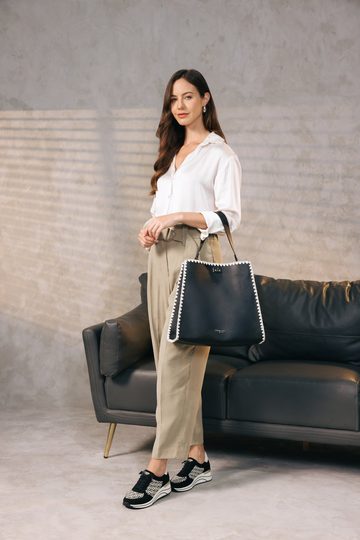 Remonte shopper kabelka s etue čierna Q0771-00