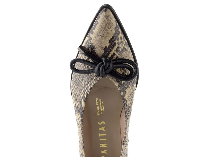 Hispanitas špičaté hadinkové lodičky Turin topo HI254260