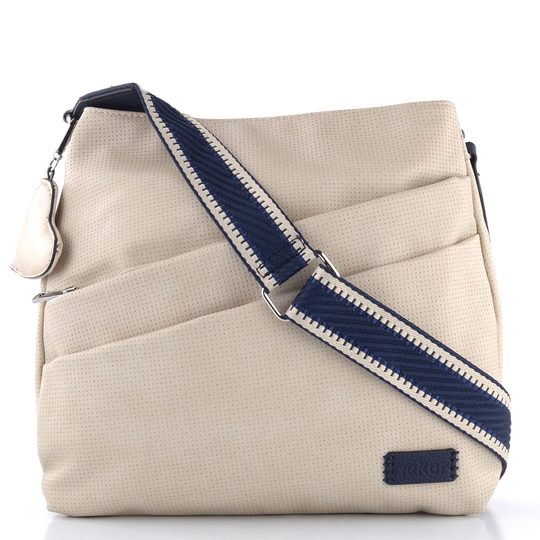 Rieker crossbody kabelka so srdcom Beige/Marine H1004-60