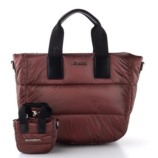 Wonders shopper kabelka granate WB-56002