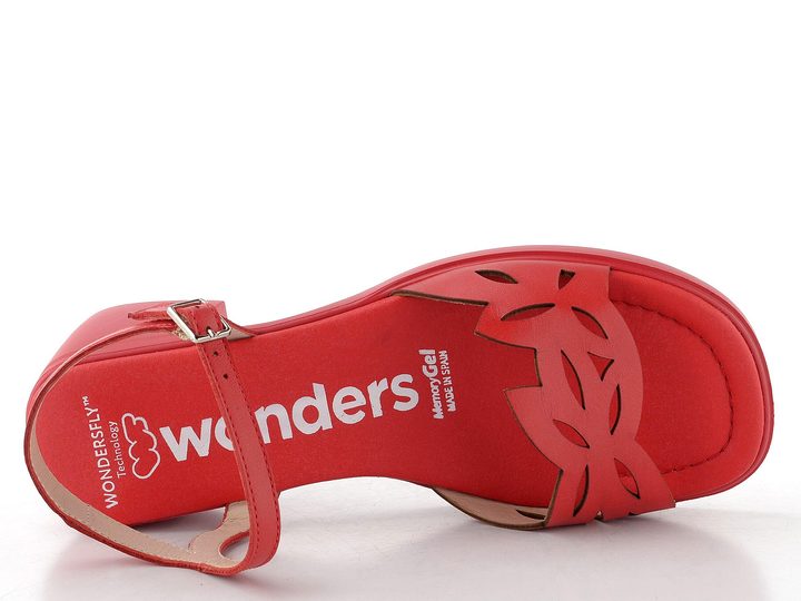 Wonders sandály na podpatku flame D-2301