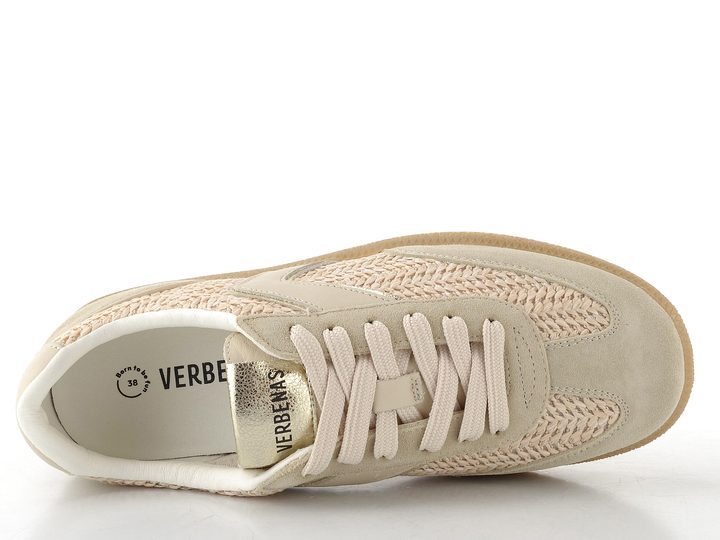 Verbenas šněrovací tenisky Sound vaniglia/trigo 9802651061