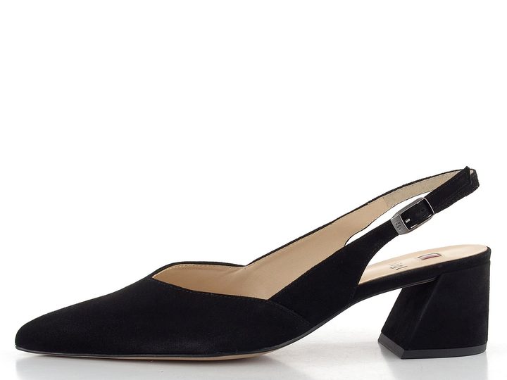 Högl semišové lodičky s voľnou pätou Schwarz  0-104612