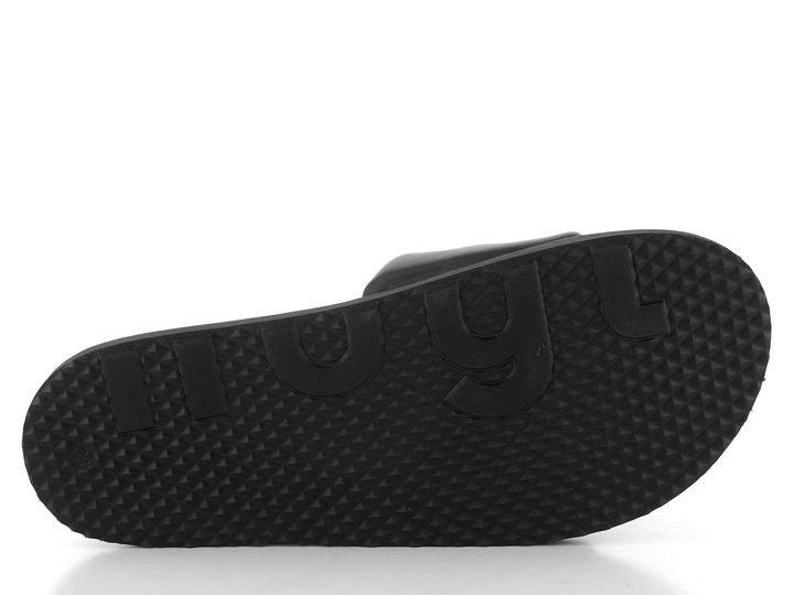 Högl šľapky ozdobené retiazkou Black 9-100810