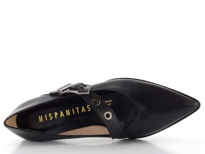 Hispanitas lodičky s nártovým páskem Turin black HI254196